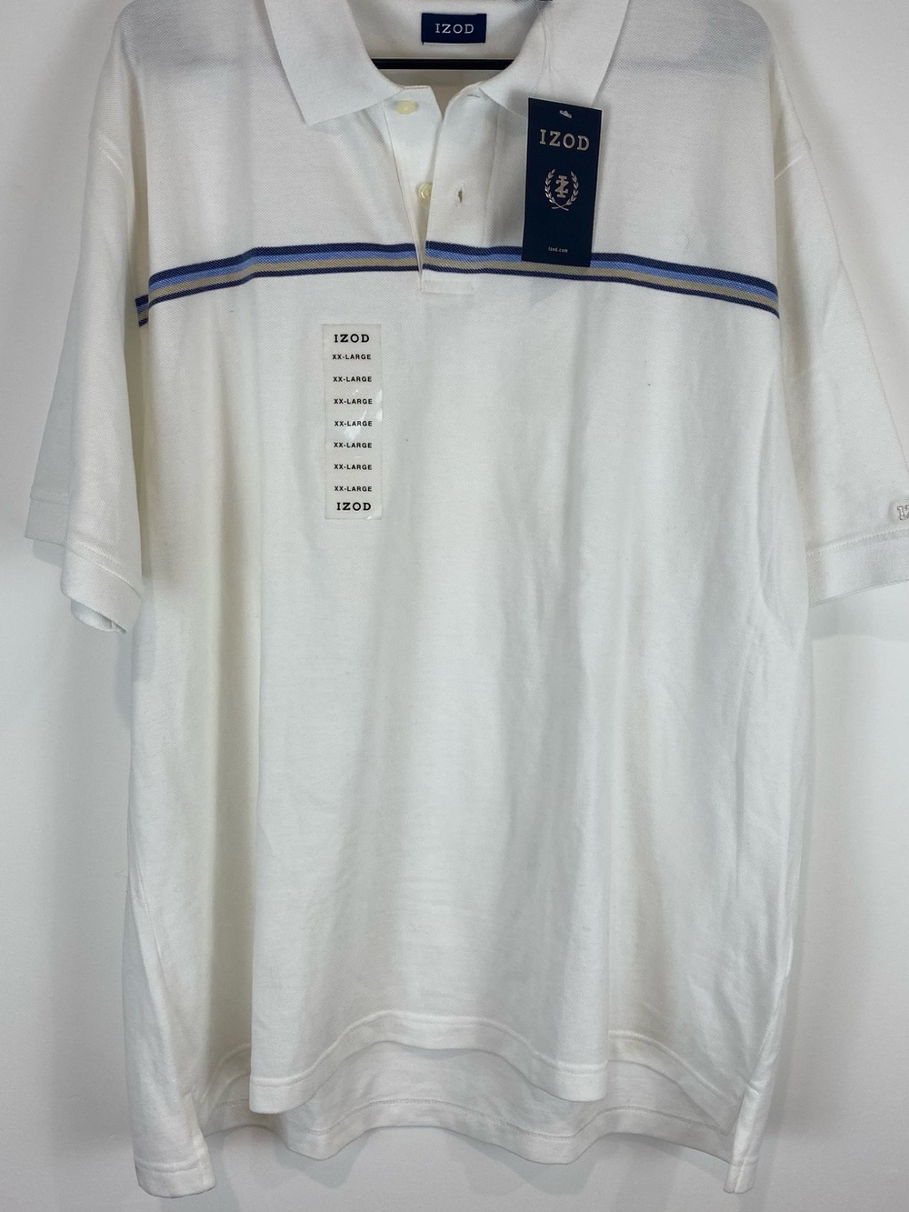 Izod White Short Sleeve Crewneck Tee